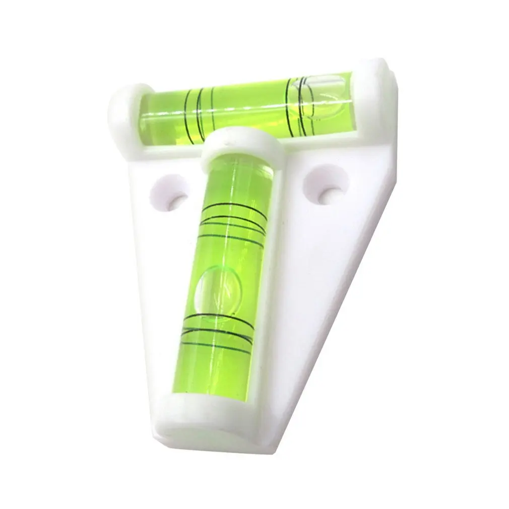 T-Type Spirit Level Plastic Measuring Vertical And Horizontal Adjuster Trailer Motorhome Boat Accessories 1 piece spirit level