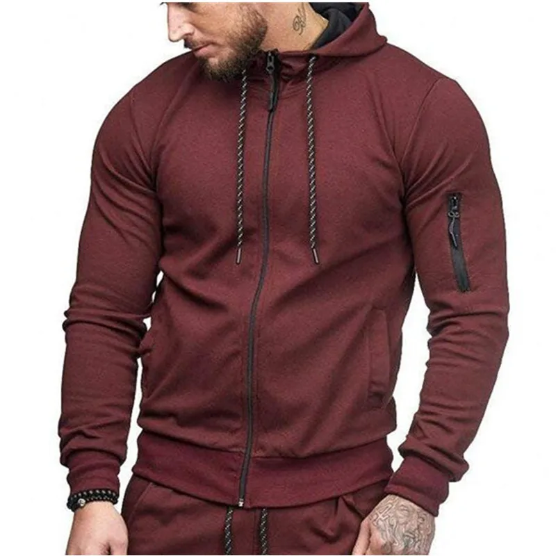 jacket05 Лидер продаж, Мужская Осенняя спортивная одежда, беговой костюм, толстовки, топ, Мужская одежда для тренировок, кофта для бега, спортивная одежда, комплект мужской одежды для бега - Цвет: jacket05