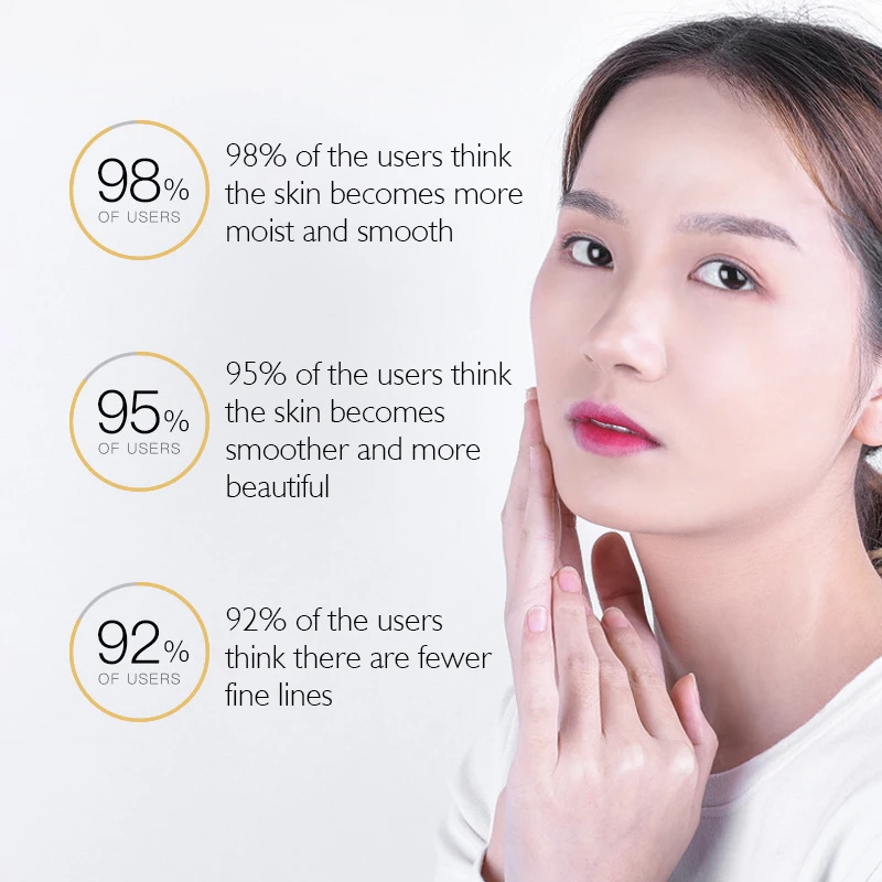 HOUMAI Hyaluronic Acid Ampoule Face Serum Shrink Pores Anti Ance Nicotinamide Whitening Moisturizer Anti Aging Wrinkle 3