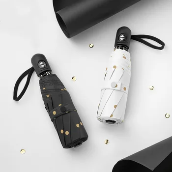 

Full Automatic Mini Umbrella Rain Women Sunshade Anti Uv Small Umbrella Light Folding Umbrella Windproof Girl Umbrella Parasol