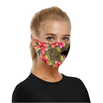 

Universal Fashion Printing Facemask Mascarillas Dust-proof And Smog-washable Mask For Adults In Europe And America Mascarilla