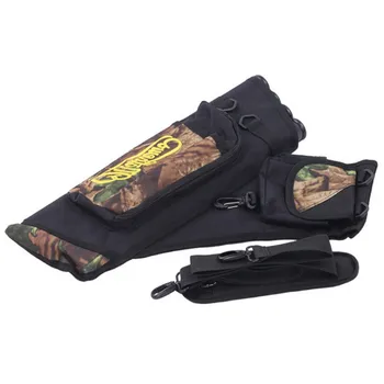 

Hunting Arrow Bag 4 Tubes Archery Support Bag With Adjustable Strap Hunting Accessories