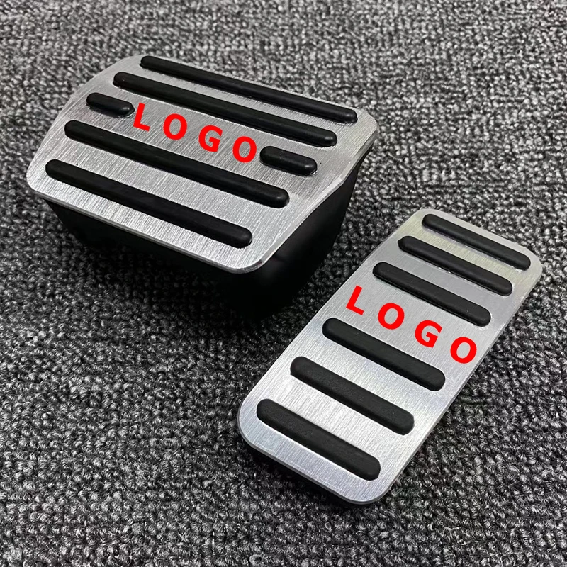 Footrest Pedal for Volkswagen Tiguan L Car Brake Fuel Accelerator Pedals Covers Pad Interior Accessory