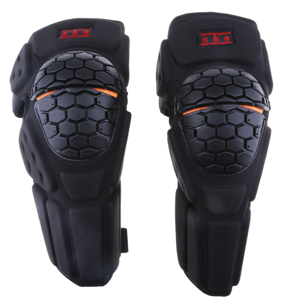 Summer Cool Black Motorcycle MTB Sports Knee Protector Guard Pads for Racing Riding Skating