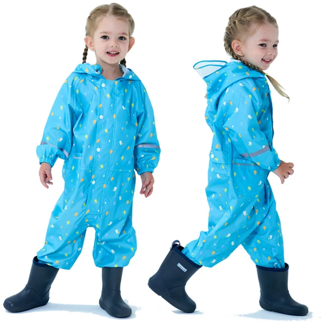 Combinaison Imperméable À Capuche Et Pantalon De Pluie Pour Enfants De 1 À  12 Ans - Imperméables - AliExpress