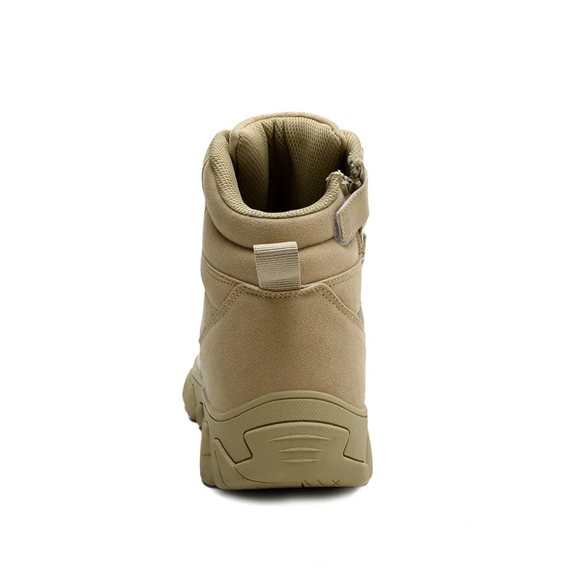 MIXIDELAI Men's Military boot Combat Mens Chukka Ankle Boot Tactical Big Size Army Boot Male Shoes Waterproof Motocycle Boots