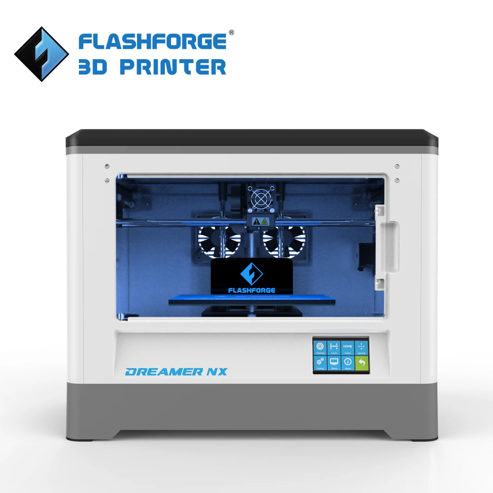 3 d printer Flashforge Dreamer NX 3D Printer Fully Assembled 240℃ High Temp Single Extruder Work with PLA, TPU 95A, ABS, PETG for Family Use best 3d printer 3D Printers