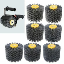 

120*100*19mm Nylon Abrasive Wire Drum Polishing Wheel Electric Brush For Woodworking Metalworking 80/120/180/240/320high Quality