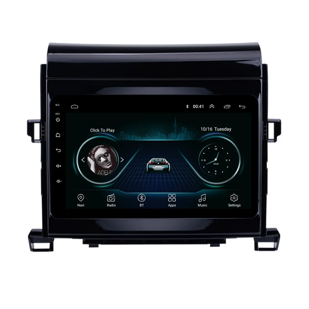 4G LTE Android 8 1 для Toyota ALPHARD Vellfire ANH20 мультимедийный стерео автомобильный dvd-плеер