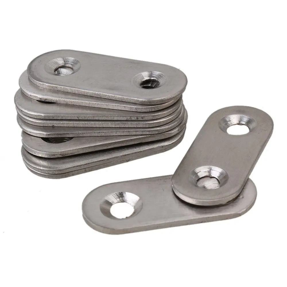 155x38mmStainlessSteel2HolesFlatCornerBracePlateConnector