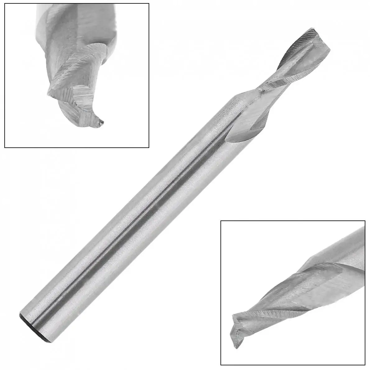

4.5mm 2 Flute HSS End Mill Cutter with Super Hard Straight Shank for CNC Mold Processing
