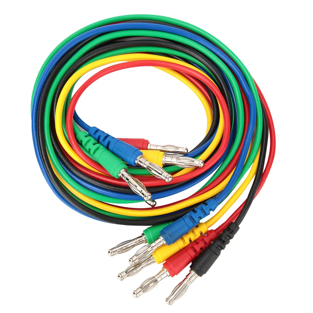 

P1043 4mm Banana Plug Test Line Injection Molded Male To Male Multimeter Wire Cable Banana Plug Male To Male Test Line