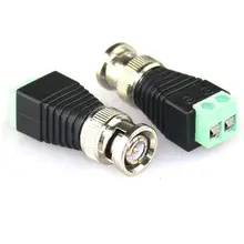 Connecteur BNC mâle/femelle à vis AV, 10 pièces, caméra CCTV vidéo Balum, prise de Terminal