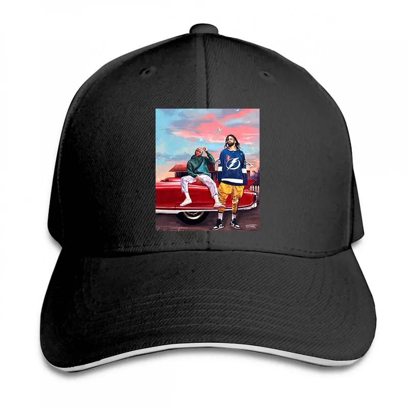 J Cole& Kendrick Lamar Cole x Kung Foo Kenny Dreamville TDE бейсболка для мужчин и женщин Кепка для водителя грузовика модная Регулируемая Кепка - Цвет: 2-Black