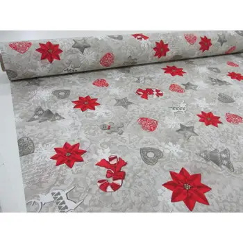 

PRINTED CANVAS Ref. CHRISTMAS COOKIES footage 2,45 MTS x width 2,80 m