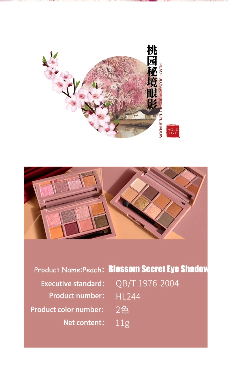 Новые тени Pallete профессиональные блестящие тени для век матовые пигментные блестящие тени палитра персиковый Макияж Палитра Женская косметика