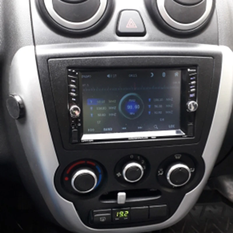 2 DIN автомобиля Радио Рамка Фризовая установка стерео панель для GM Шевроле Лада гранта DVD плеер пластина тире ободок отделка комплект