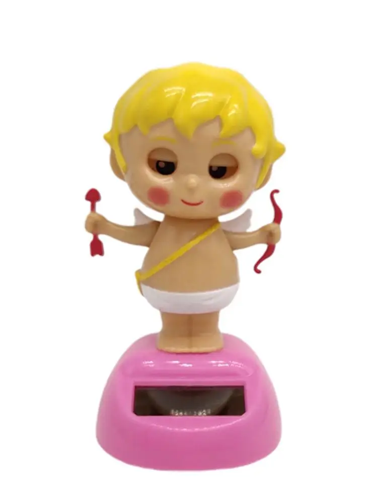 

Ornament Solar Powered Dancing Boy Swinging Animated Bobble Dancer Automatically Shake Toy Decoration Car Decor Kids Toys Gift