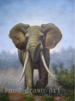 

Professional hand-painted oil painting classical art on the canvas: India's elephant god "God Ganesh". Accept custom oil paintin