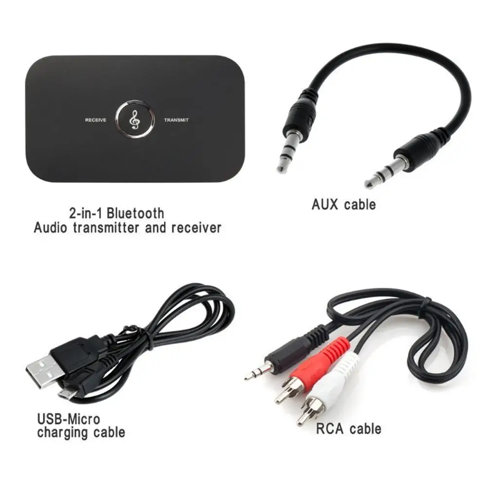 Новый 3 5 мм Bluetooth аудио передатчик приемник ANC шумоподавление AEC эхо подавление с av