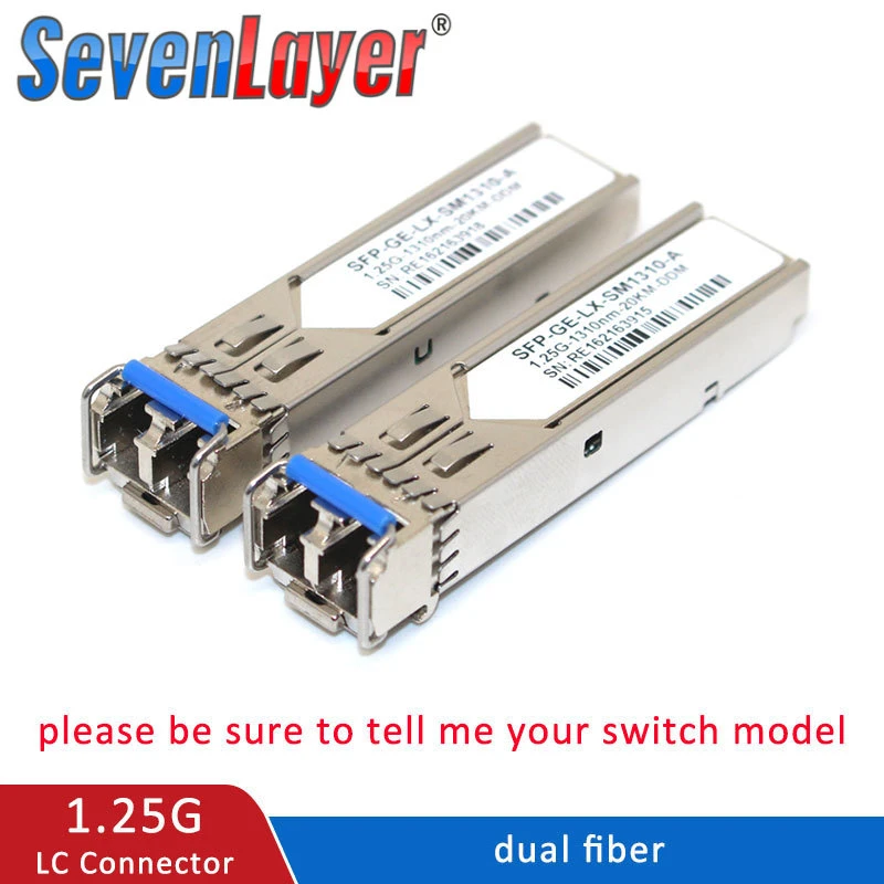 SFP Transceiver SFP Module LC Connector 1310nm/1310nm WDM Switch Dual