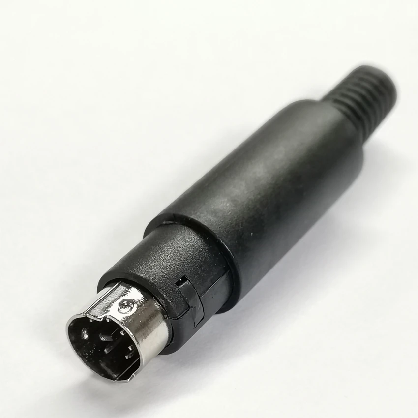 10PCS/Lot MINI PS2 MD 6Pin 6P S Terminal Male Jack/Plug Connector PS2 ...