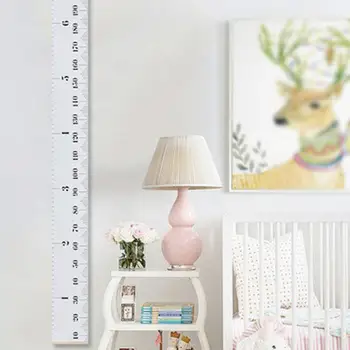 

Simple Style Wood Canvas Hanging Baby Growth Chart Kid Height Measure Ruler Hanging Wall Sticker For Kids Room Decoration