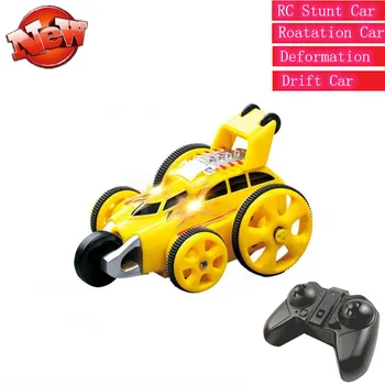 

2.4G RC Stunt Car Toy rc Tumbling Car 360 Degree Rotation Dirft Car Remote Control RC Racing Car demonstration toy model Kid gif