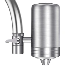 Faucet Water Filter, 304 Stainless-Steel Water Faucet Filtration System, High Water Flow Tap Water Filter, Water Purifier Remove