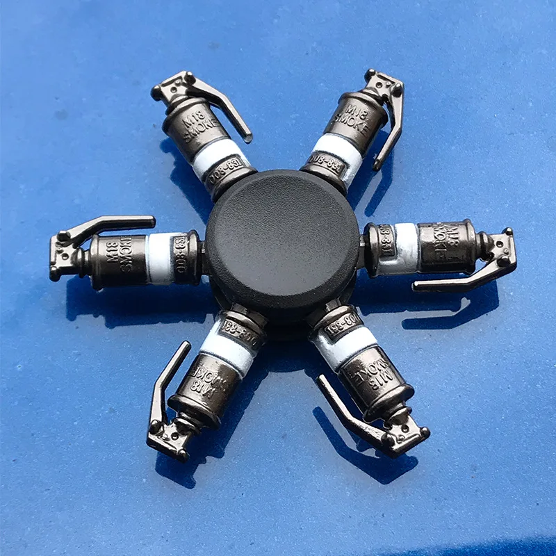 R118 подшипниковый Спиннер для взрослых Gyro Sniper Tri Finger Spinner металлические игрушки