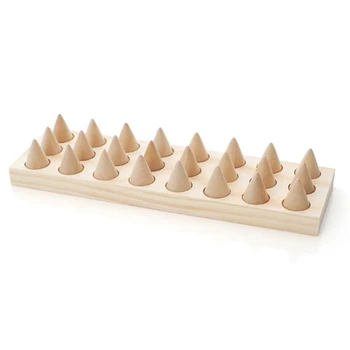 

Bamboo Wood Ring Brackets, Jewelry Display Stand, Display Bracket