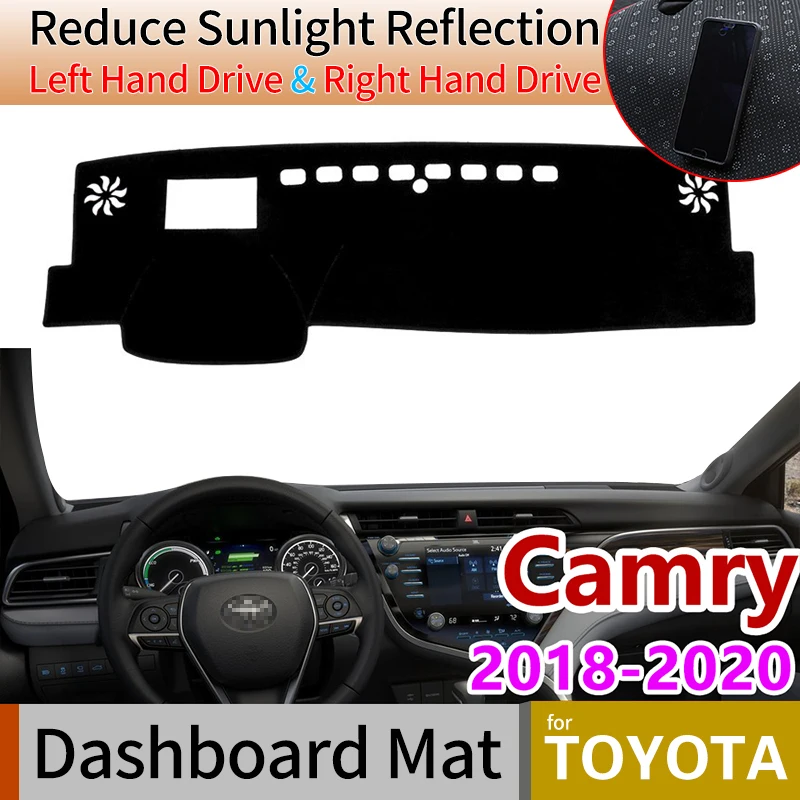 

for Toyota Camry 70 XV70 2018 2019 2020 Anti-Slip Mat Dashboard Dash Cover Pad Sunshade Dashmat Protect Carpet Car Accessories