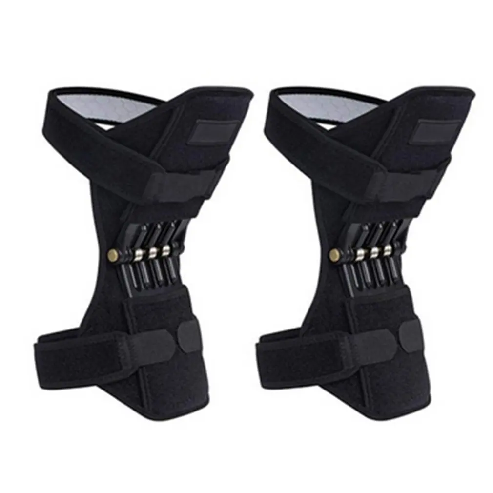 

1 pair Joint Support Knee Pads Breathable Non-slip Power Lift Joint Support Knee Pads Powerful Rebound Spring Force Knee booster