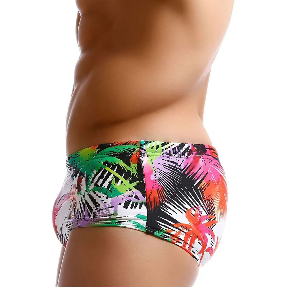 Brand Sexy Men Swimwear Summer Swimsuit Surf Man Swimming Trunks Push-up Beach Low-Waist Camouflage Swim Bathing-Pants surfing