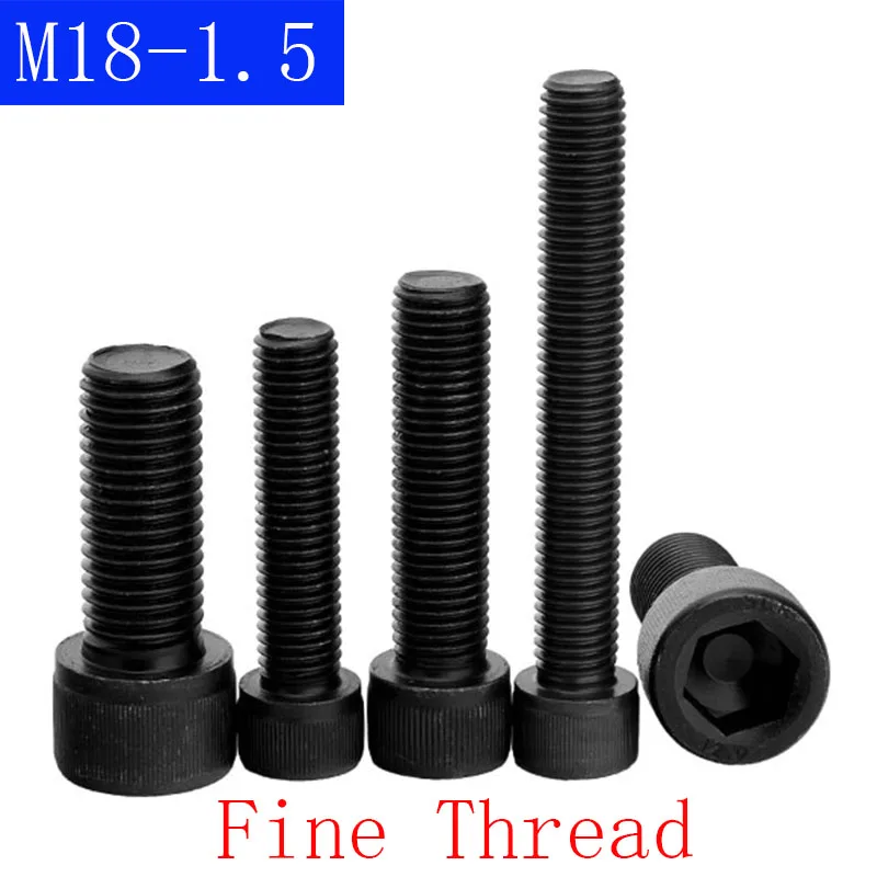 M18 1.5 ( 18mm ) FINE Thread Socket Head Caps Screws 12.9 Alloy Steel