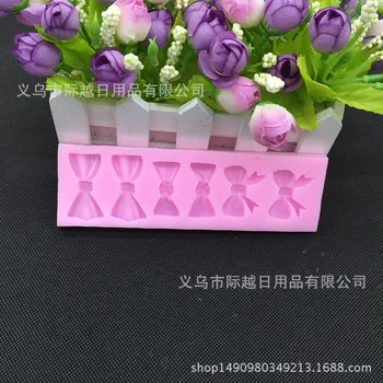 

Bow Bowtie Modeling Liquid Silicone Fondant Mold DIY Chocolate Tool Baking Cake Decoration Mould