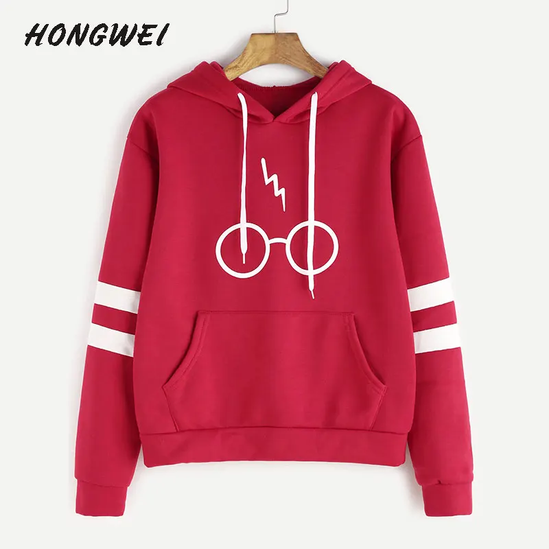 Wine Red Hoodie Женская толстовка с длинным рукавом, женские толстовки, Осенние свитшоты, Флисовая теплая толстовка с капюшоном, пуловер, худи в уличном стиле на шнурке - Цвет: Wine Red Hoodie