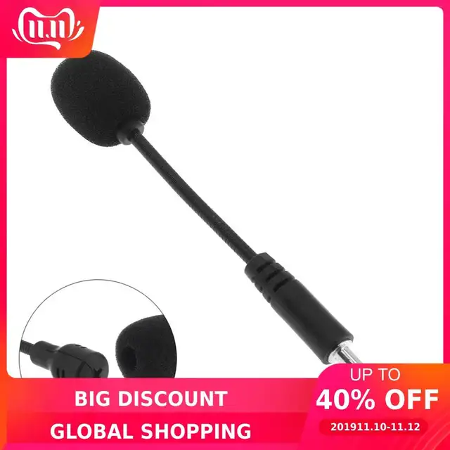 Мини 3,5 мм микрофон Гибкий микрофон игровой микрофонная стойка для мобильного телефона/ПК/ноутбука