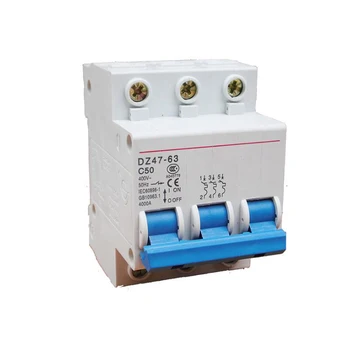 

1P 2P 3P 4P Circuit Breaker 1A-63A Miniature Circuit Breaker DZ47-63 MCB C45 Disyuntor