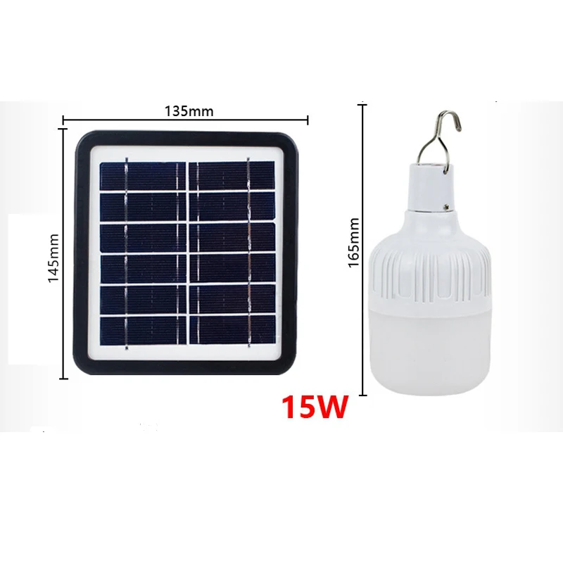 15W Солнечная Светодиодная лампа Светодиодный лампы AC 220V 230V 240V 36 Вт 15 Вт 9 Вт 6 Вт 24 Вт лампада USB LED прожектор настольная лампа светодиодный свет солнечные панели для зарядки - Испускаемый цвет: 15W