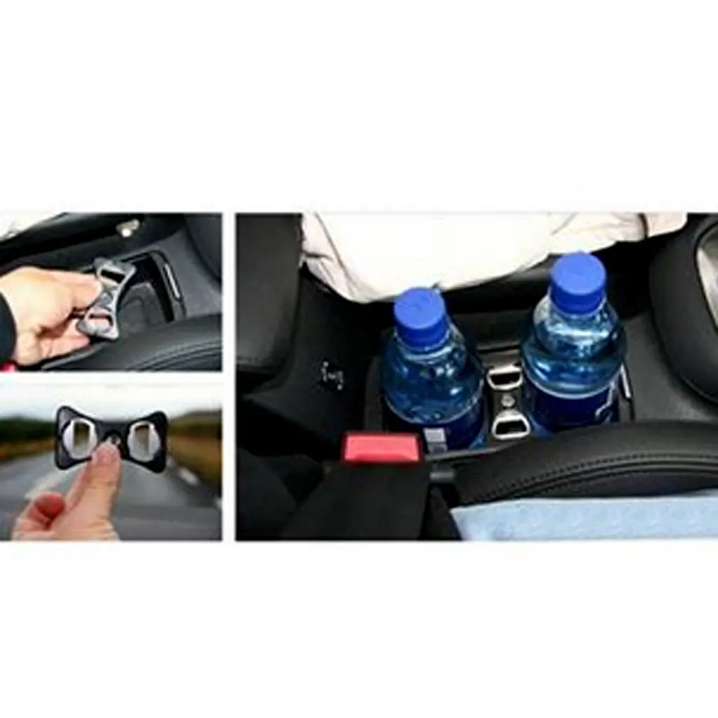 Multi Function Drinking Bottle Opener+ Cup Holder Divider For VW CC Golf