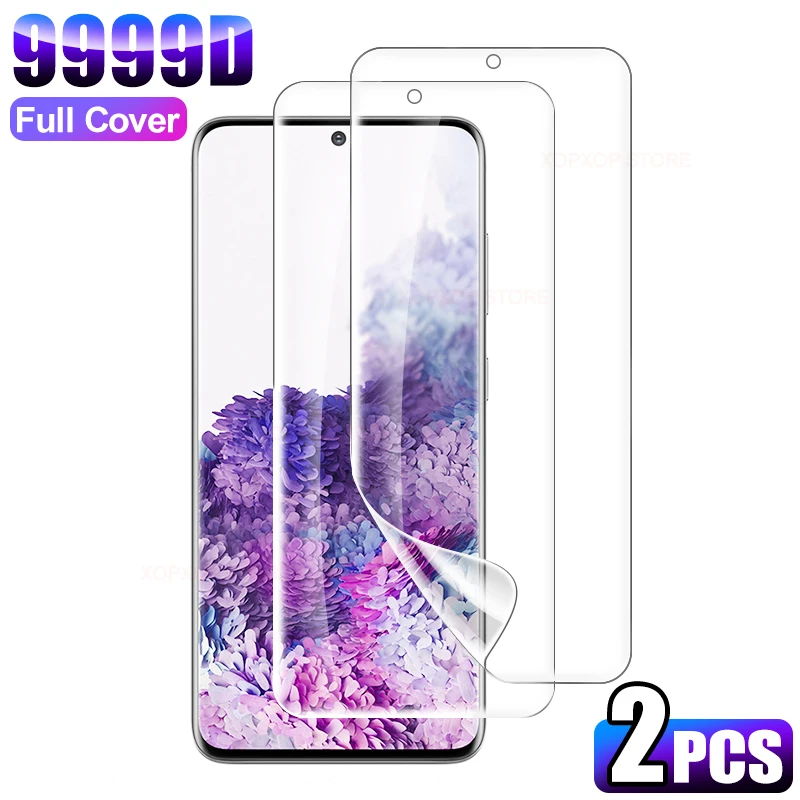 Protective Hydrogel Film Screen Protector For Samsung Galaxy S20 S10 S9 S8 Plus Note 20 10 9 8 S7 edge A51 | Мобильные телефоны и