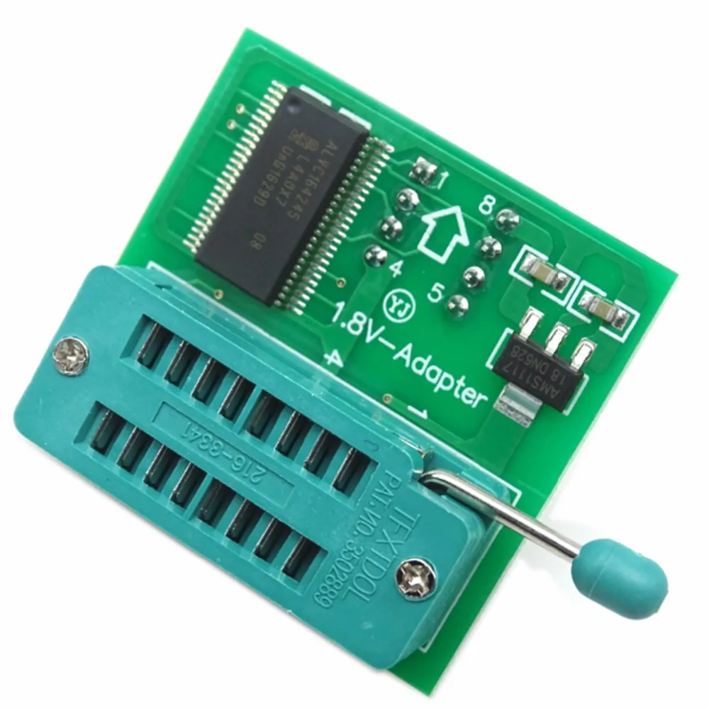 CH341 программатор адаптер+ адаптер SICO8+ зажим sop8 с кабелем+ 1,8 Vadapter EEPROM флэш-память биос USB программатор ZIF адаптер