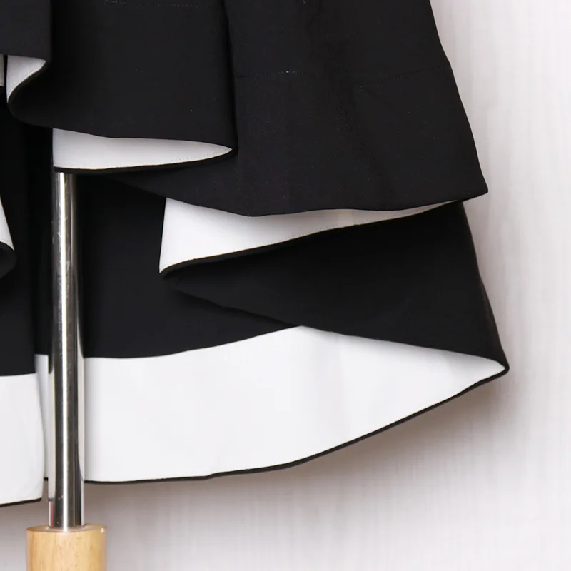 Женские платья для вечеринок с бретельками на шее, сексуальное летнее Элегантное платье без рукавов, женское платье черного и белого цвета, модное платье для работы с открытыми плечами