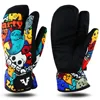 Guantes de invierno cálidos para hombre y mujer, manoplas impermeables para snowboard, esquí y nieve ► Foto 3/6