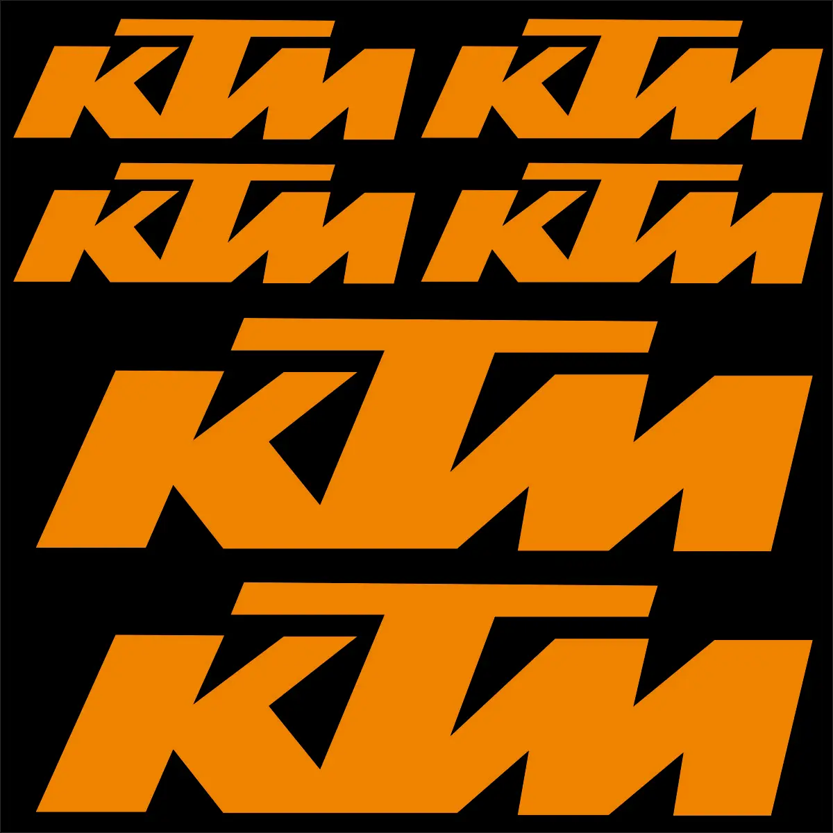 Ktm Stickers Decals Rc390 Adventure Big Emblem Duke Exc Motorcycle Kit Ready To Race