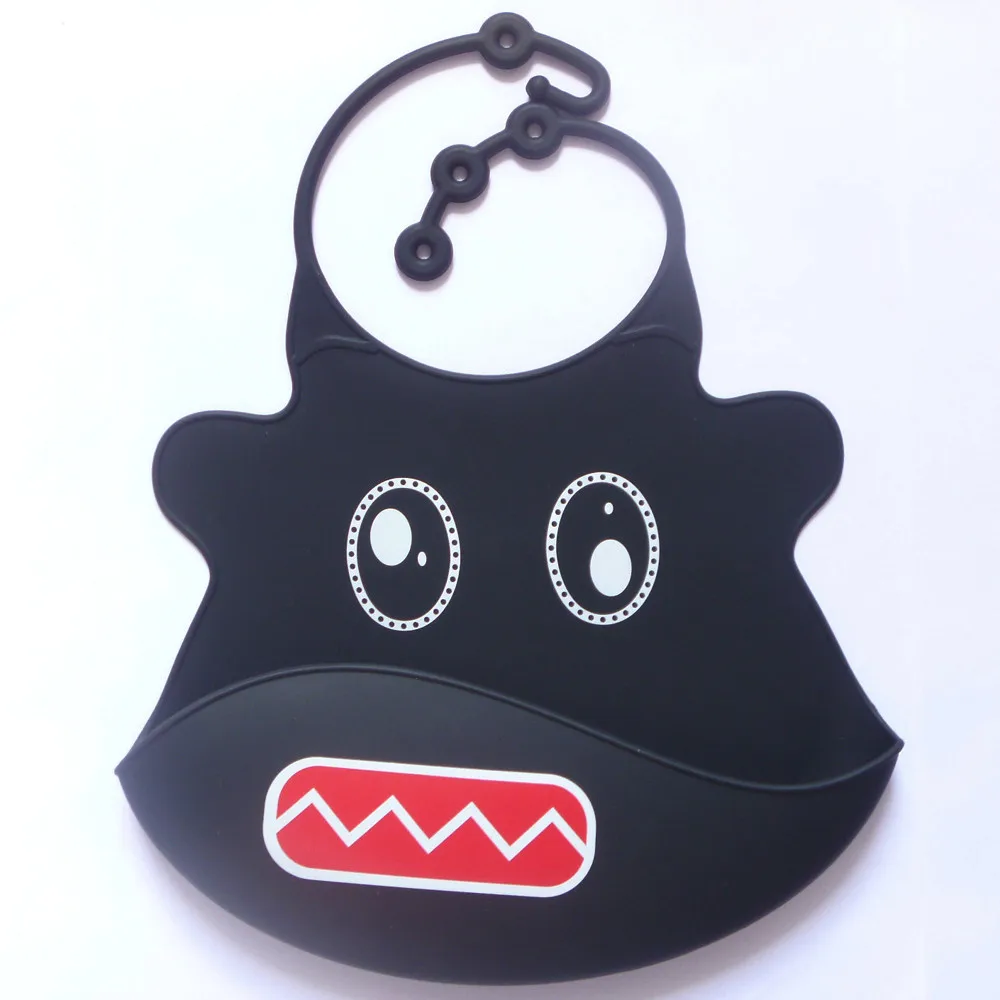  2020 Baby Bibs Baby waterproof bib white Silicone Waterproof Bib with Pockets Baby Newborn Cartoon Aprons Silicone saliva bib