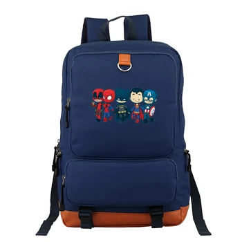 

SAC A DOC Men Laptop Bag Eastpack Women College Backpack Casual School Bag Deadpool Batman Teenagers Custom Bagpack Rucksacks