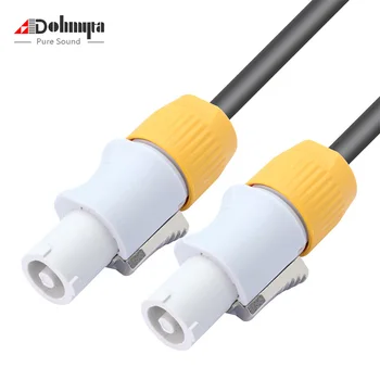 

1-10M Out/Out Aviation IP65 Waterproof Powercon Plug Cable 20A LED Large Screen Powercon Cord High-power Flame-retardant Speakon