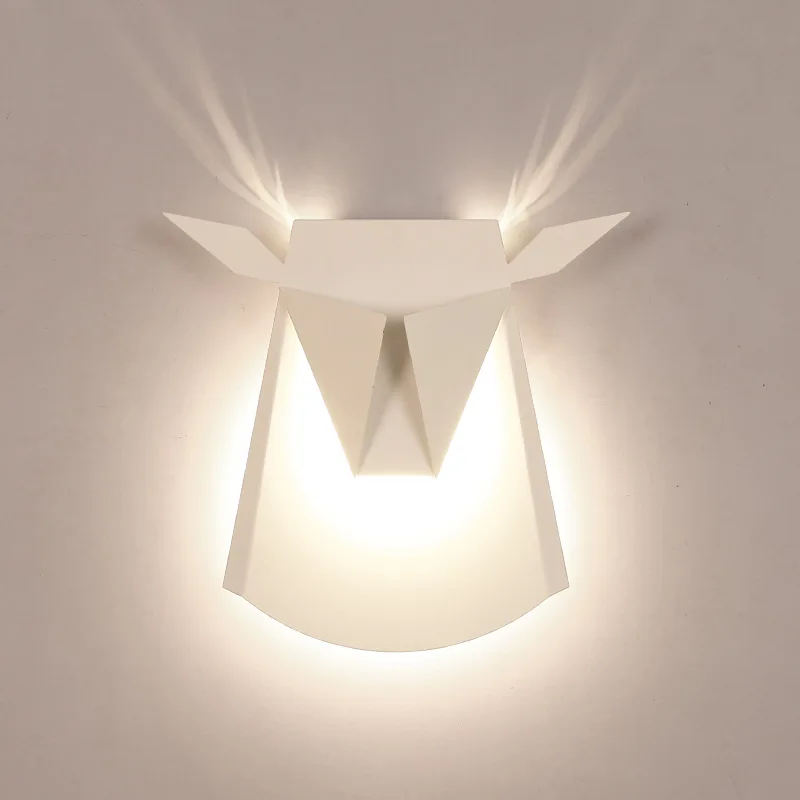 

IKVVT Mordern Creative LED Wall Light Iron Body Light Fixture Bedroom Bedside Living Room Home Hallway Loft Up Down Lamp